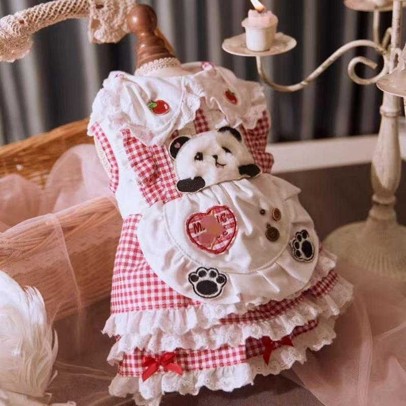 Fragrant Princess, Dog Lolita Dress, Spring and Autumn Maltese Birthday Party Cat Dog Dress Princess Dress