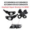 4x Car-Front Headlight For BMW 5 Series E60 E61 Headlamp Repair Kit Bracket-Clip 63126949634 63126949633 63126941478 63126942478