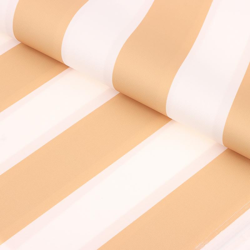 420D  Striped Print Oxford Fabric Waterproof Fabric Canopy Tent Umbrella Cloth Pu Coated 50X150Cm Sunshade