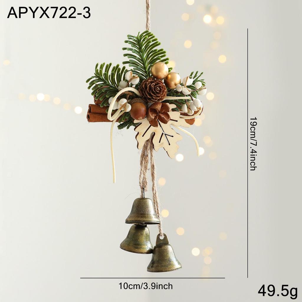 Premium Christmas Bell Ornament for Doors, Trees, and Wall Hangings