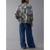 Women's Retro Pattern Crewneck Sweatshirt Bohemian Print Long Sleeve Casual Pullover