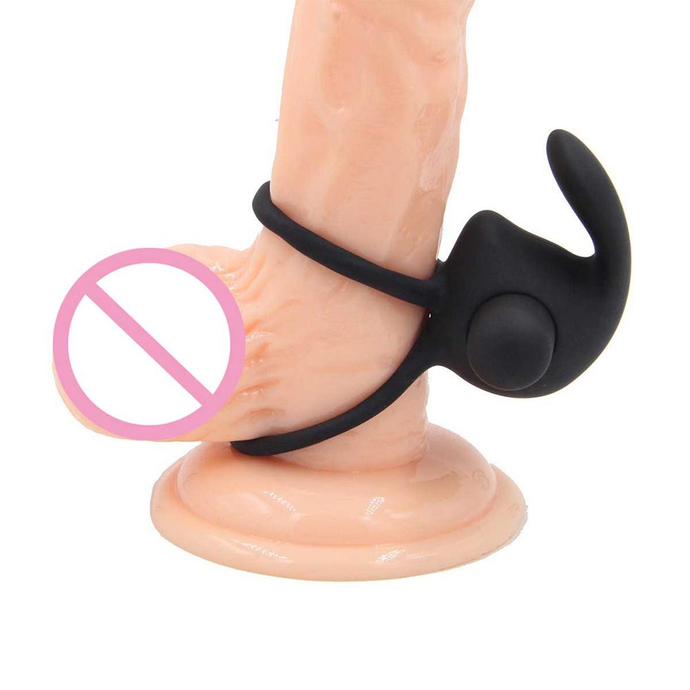 Men Cock Penis Ring Vibrator Delay Ejaculation Adult Products Silicone Sex Toys for Men Penis Vibrating Ring