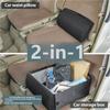 Heavy Duty Oxfords Fabric Car Storage Bin Foldable Grocery Box For SUV Sedan And MPV With Reinforced Stitching
