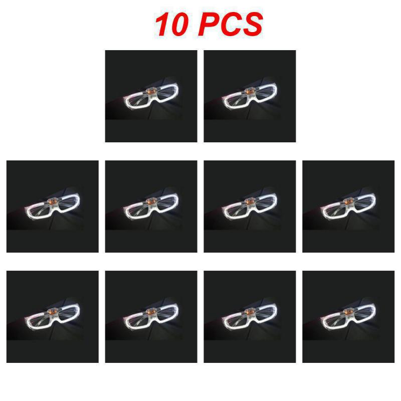 Glow In the Dark LED Eyeglasses Neon Colors Blinds Lampshade Glasses Christmas Birthday Neon Party Mardi Gras Props