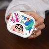 Cute Crayons Shinchan Case For Samsung Galaxy Buds 3Pro 4 Pro 2Pro 2 3 FE Live 4Pro Clear Earphone Cases Cover With Hook