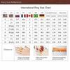 Vintage Black Color Rings for Women Trendy Round Inlaid with Red Stone Personalized Creativity Party Rings Set Jewelry