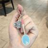 Creative Badminton Racket Keychain: Sporty Pendant & Backpack Ornament - Perfect Small Gift for Boys and Girls