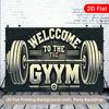 2D plane 1 piece of gym welcome sign festival party courtyard studio