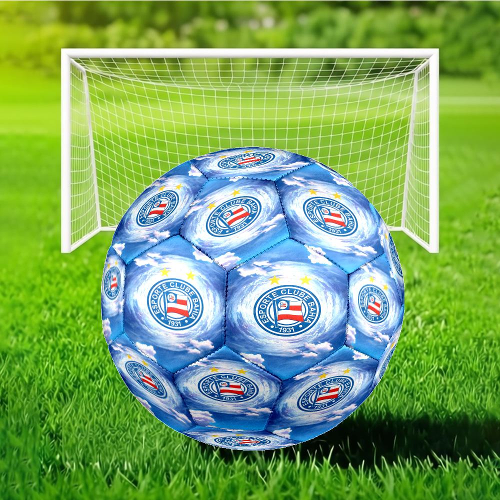 Fc Crest Design Printed Size 5 Soccer Ball - Durable, Machine-stitched, Soft and Comfortable, Suitable for Training and Matches Gift