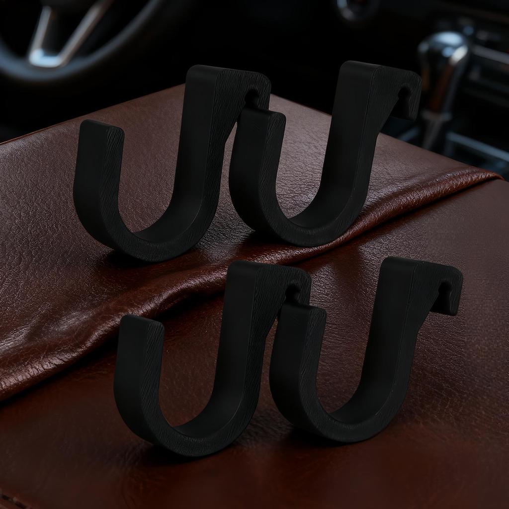 Car Umbrella Hook, Anti-Slip Multifunctional Seat Back Organizer, for Handbag, Coat, Grocery, Auto Interior Accessories