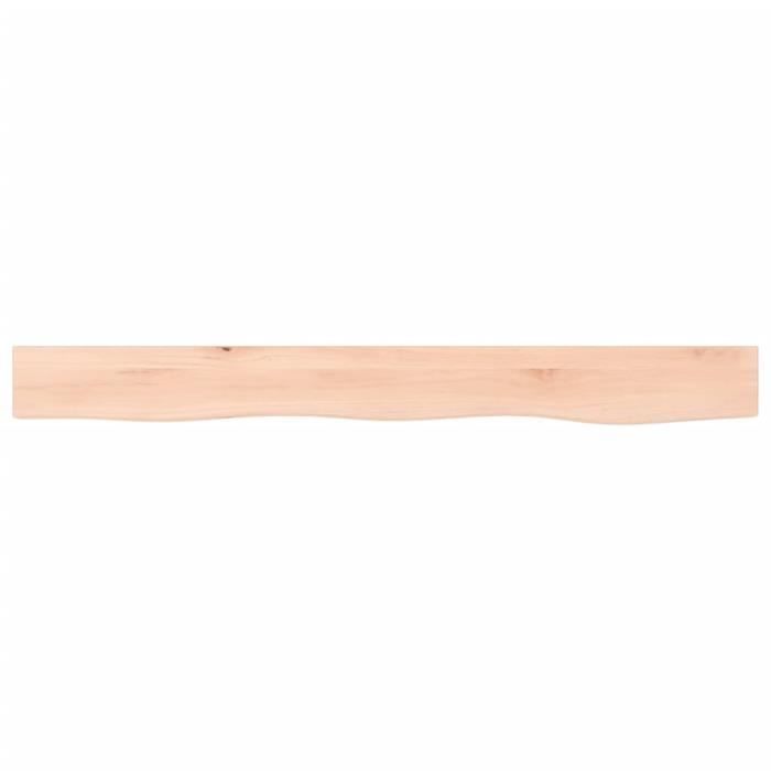 VidaXL Étagère murale 100x10x4 cm bois de chêne massif non traité 363555