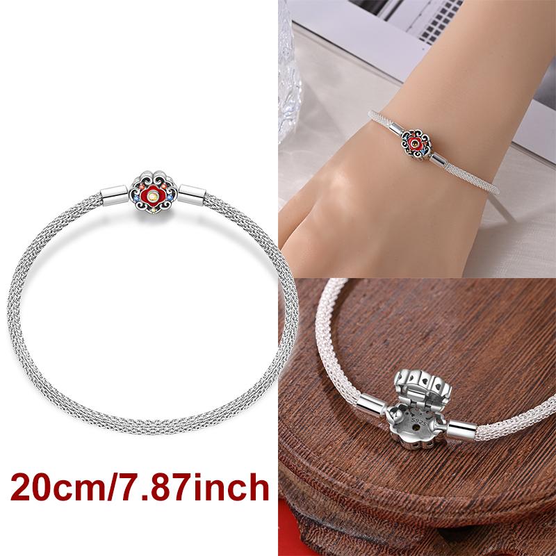 Copper Luck Getting Rich Blessing Pendant Chinese Elements Charms Beaded Fit Original Bracelet Jewelry Women Diy