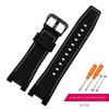 For G-SHOCK GST-W120L S130L S310 B100 Genuine Leather Nylon Canvas Watch Strap Black Brown Yellow Men Watchband