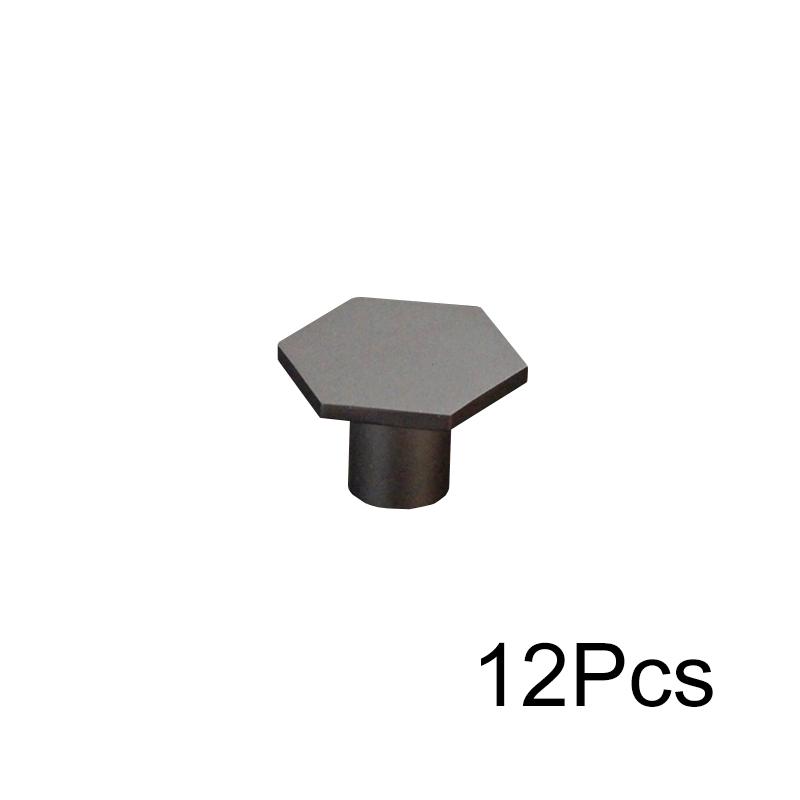 12Pcs/Set Handles Cupboard Hexagon Drawer Pulls Cabinet DIY Kitchen Door Knobs Copper