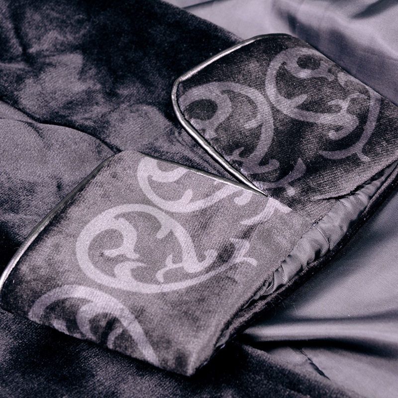 Amazon European and American Plus-Size Tailcoat Medieval Renaissance Retro Clothing Mid-Length Punk Men's Coat