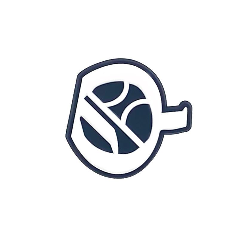 1 StückNeuer Stil Anhänger Altenglischer Buchstabe PVC Loch Schuh Schuhe Blume Silberner Buchstabe Schuhe Anhänger Schuhe Dekoratives Zubehör