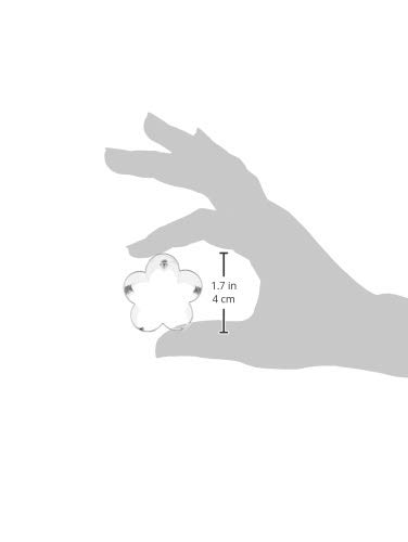 Endo Shoji Commercial Handmade Cake Cutter (Set of 5) Shark Cherry Blossom Design, 18-8 Stainless Steel, Made in Japan, BNK09003