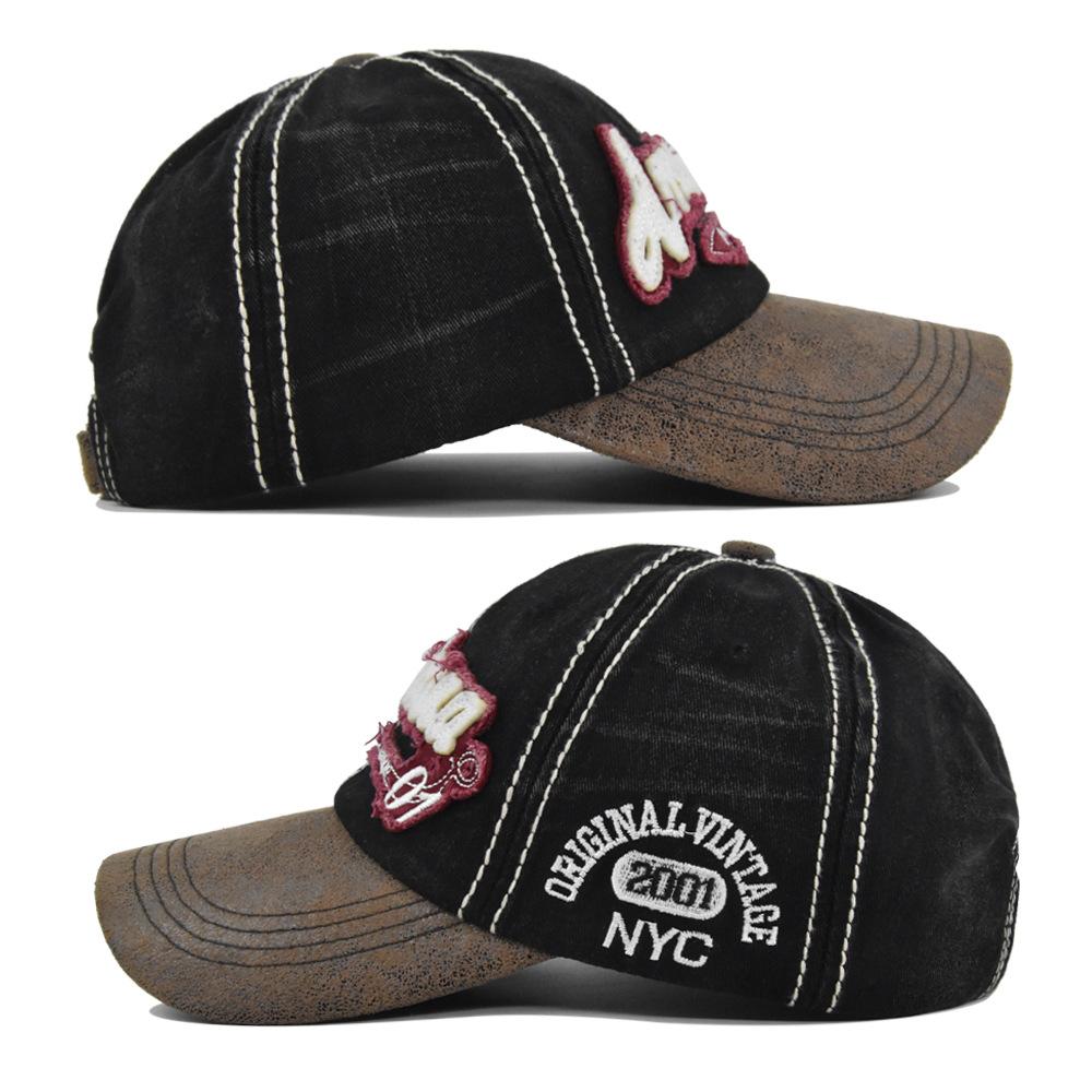 Hat Duck Tongue Threedimensional Embroidered Baseball Cap Made Old Hat Sun