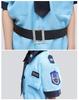KIRI Kids Police Officer Cosplay Costume for Halloween, Boys' Police Uniform, Size Small, Blue