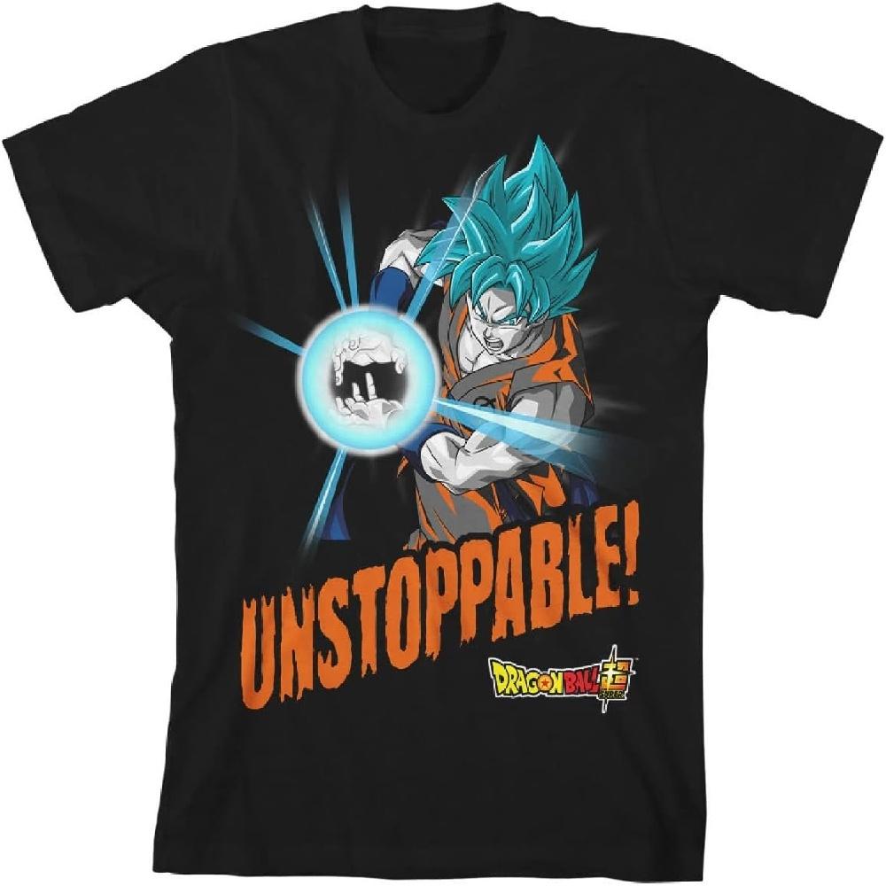 Dragon Ball Super Unstoppable Goku Boy s Black T-Shirt XXXXXL чёрный