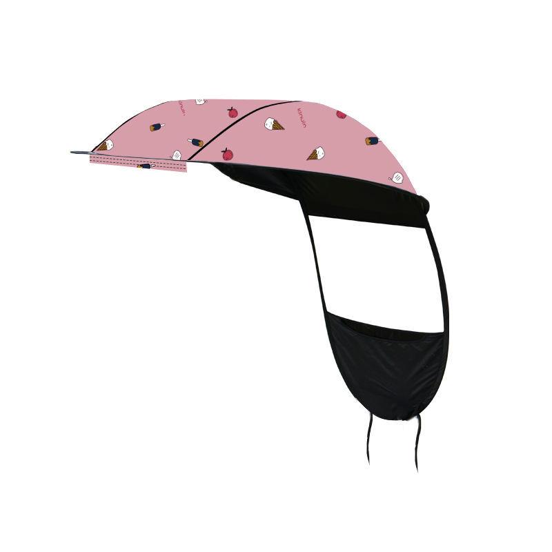 Sada stříšky a krytu proti dešti pro elektrokolo