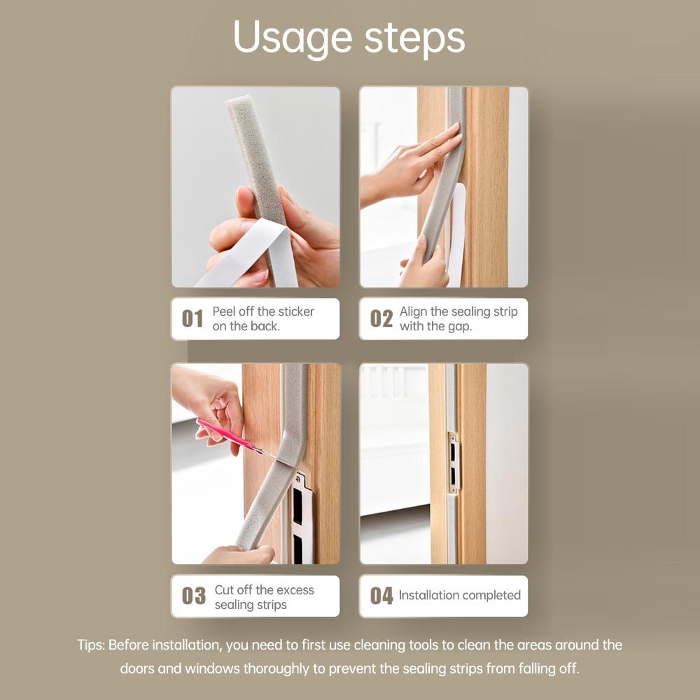 Closed Cell Tape Door Insulation Tape Self-Adhesive Backing Furniture Felt Pad For Windows
