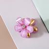 Korean Cute Pearl Floral Cat's Eye Hair Claw Clip