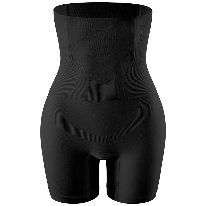 Women's Plus Size High-Waisted Tight-Fitting Control Panties with Butt Lifting Postpartum Slimming Waist Cincher Nylon Spandex