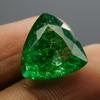 Natural Green Emerald Loose Gemstone 7 Ct Trillion Cut Colombian for Jewelry Making and Crafts