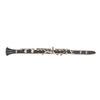 Miniature Clarinet Replica with Stand and Case Mini Musical Instrument Dollhouse Model Ornament 6.3