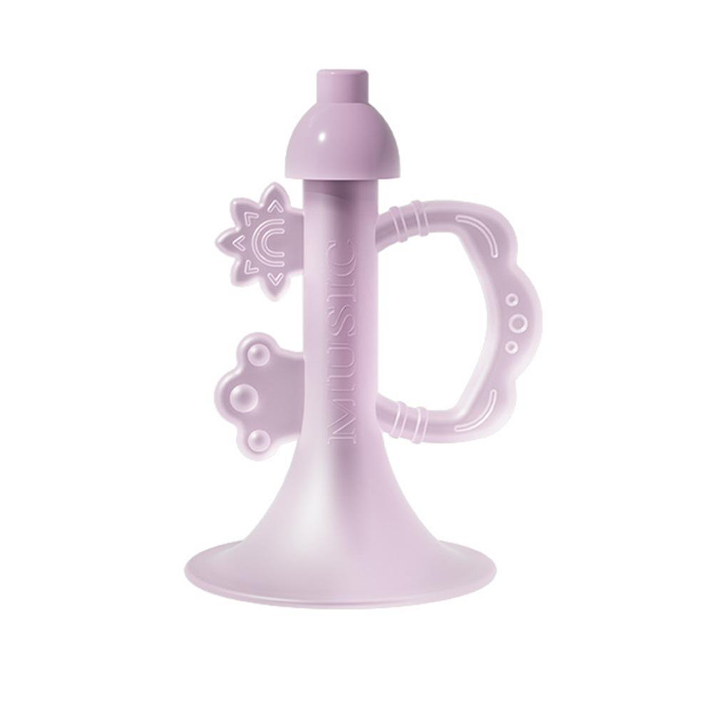 Food Grade Baby Teething Horn Colorful Design Baby Tooth Sensory Toy  Early Education