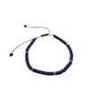 Adjustable Natural Stone Partition Beads Woven Bracelet - Fashionable Women's Bracelet Made of Woven Rope