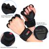 Weight Lifting Gloves Wrist Wraps Protection Fitness Gloves for Pull Ups Bodybuilding Powerlifting