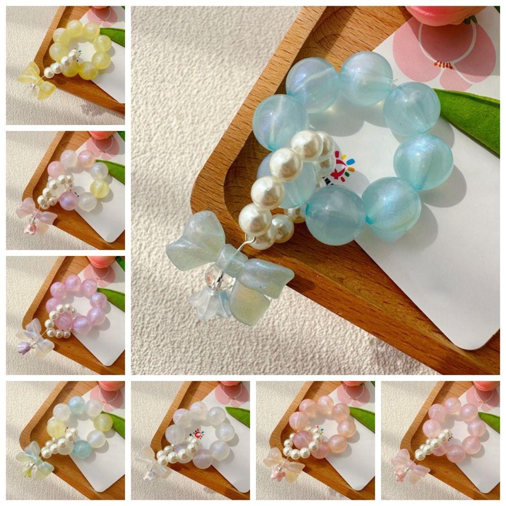 

Relieves Stress Stone Charm Bracelet Finger Massage Running Beads Jewelry Gifts