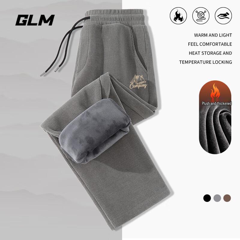 

GLM Men s Chenille Winter Warm Casual Pants 4XL
