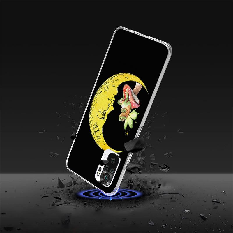 Cottagecore Frog Mushroom Kawaii Cover Phone Case For Xiaomi Redmi Note 15 14 13 12 11 10 Pro Plus 14S 12S 11S 11T 11E 10S Soft