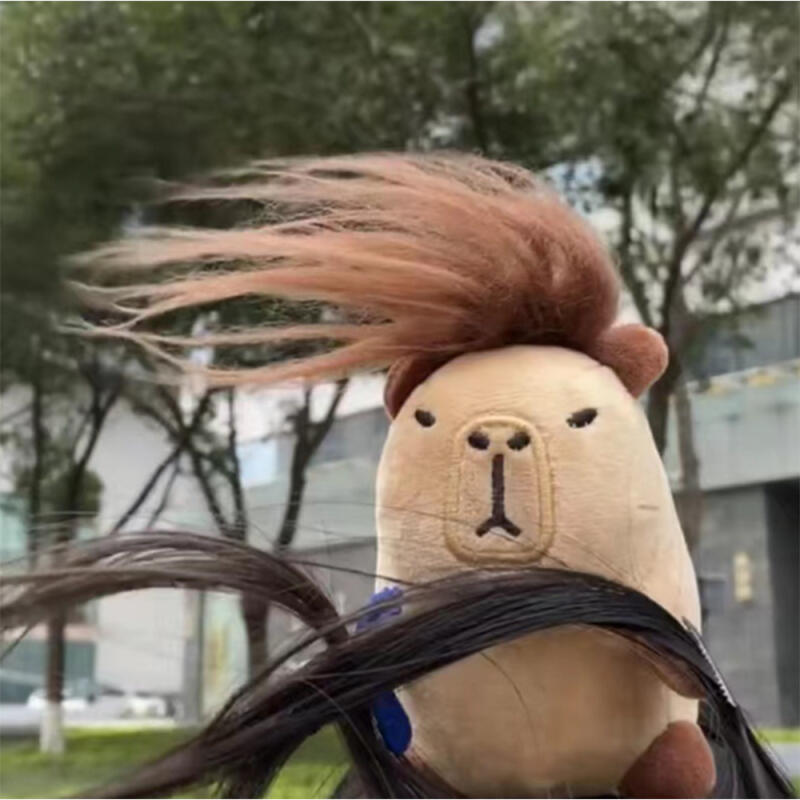 

Cute capybara headband amusement park hairband bangs brown