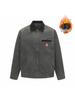 Men's Retro Heavyweight Washed Detroit Jacket: Autumn/Winter Loose Fit Trendy Ruffian Cool Style.
