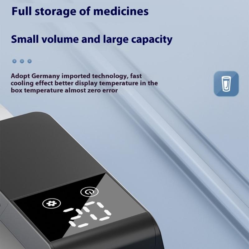 Emergencies Cooling Bag Portable Emergencies Refrigerator Emergencies Cooling Case for   Travel Essential & Prescription Pens