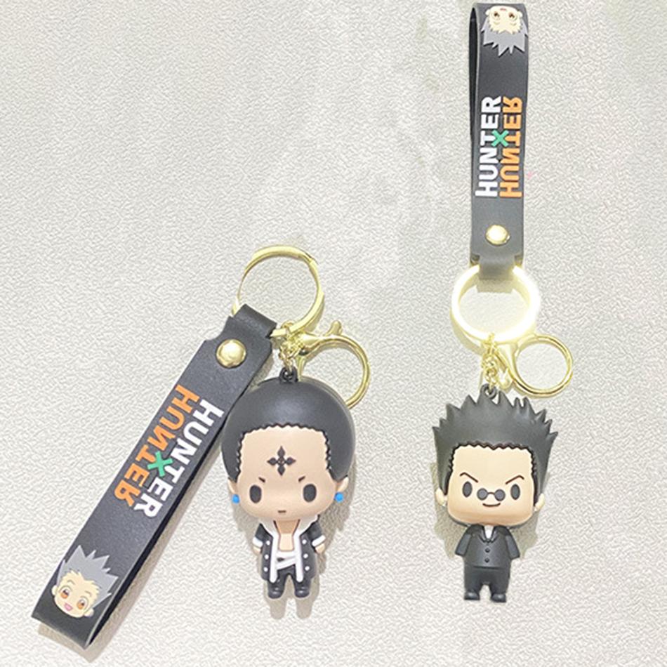 HUNTER X HUNTER Figure Keychain Anime Cartoon GON·FREECSS Doll Pendent Keyring Car Key Holder Accessories Jewelry Kids Toy Gifts