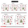 Plane Printing Popular Curtain Panels Christmas Tree Gift Snowflake Garland Polyester Fabric Without Rod Outdoor Curtains Set Of 2 Made