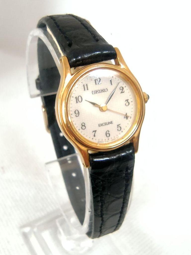 [USED] 10-second annual accuracy, battery, strap, extreme SEIKO Exceline