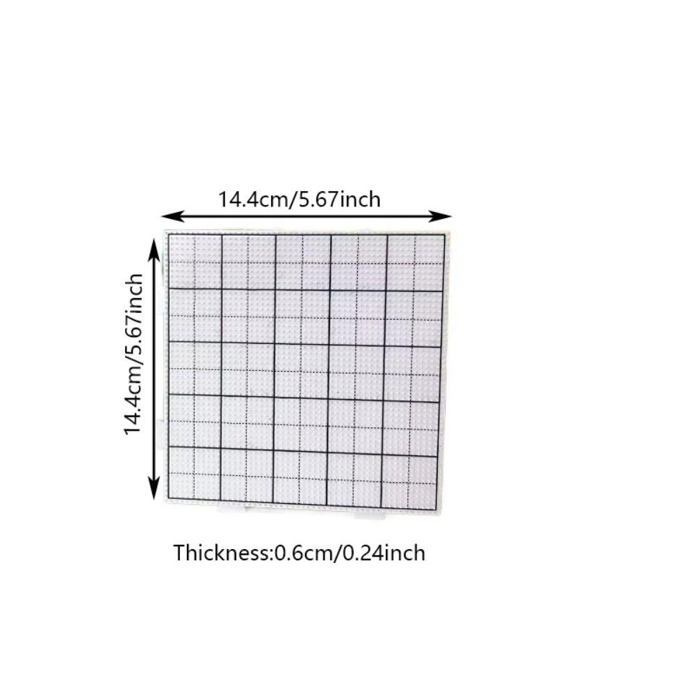 2Pcs Thicken Fuse Beads Pegboards 2.6mm Beads Hama Beads Template  Jewelry Making Ironing