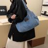 Retro Denim Shoulder Bag Korean Style Underarm Packs Sweet Handbag Office Worker