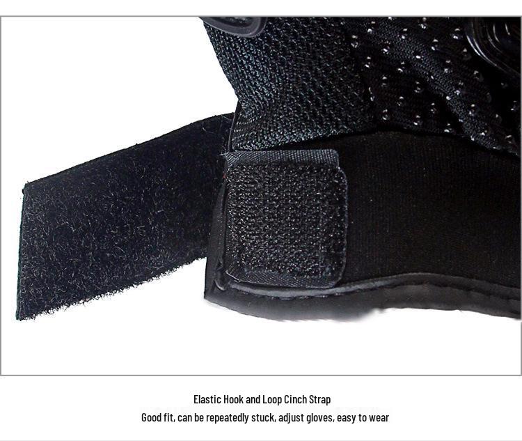 Breathable Full-Finger Anti-Fall Motorcycle Gloves with Touchscreen Capability and Wrist Guards for Off-Road Riding