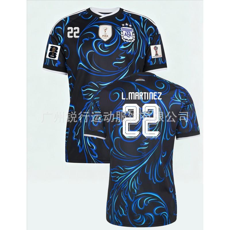 Argentina 2026 Away Soccer Jersey Messi 10 Fan Short Sleeve Top Men Sports Team Shirt