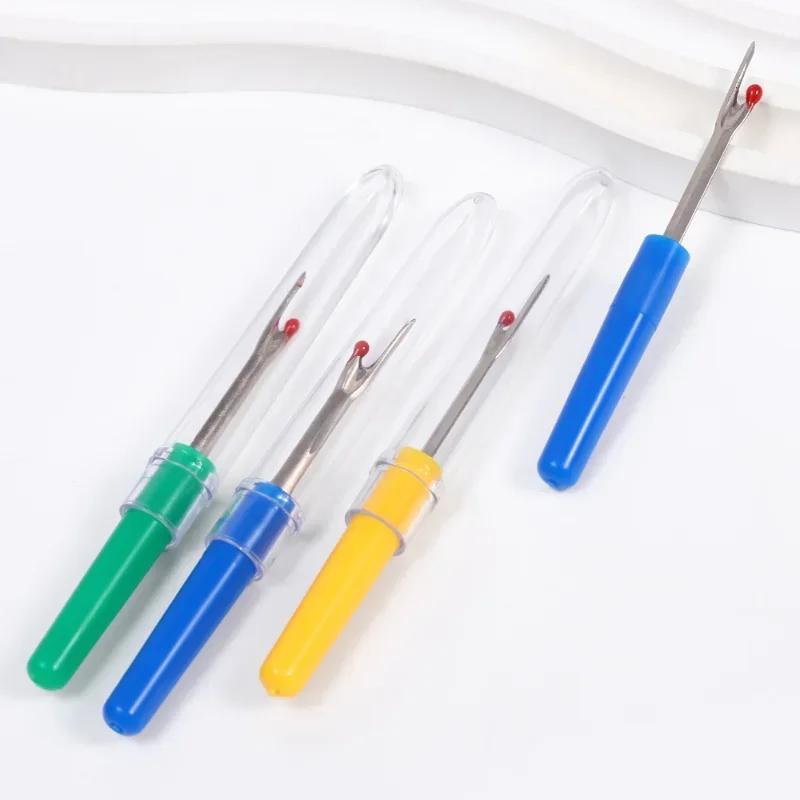 1/10pcs Sewing Thread Remover Seam Ripper Stitch Unpicker Sewing Tools Thread Cutter Plastic Handle Craft Tool Sewing Accessory