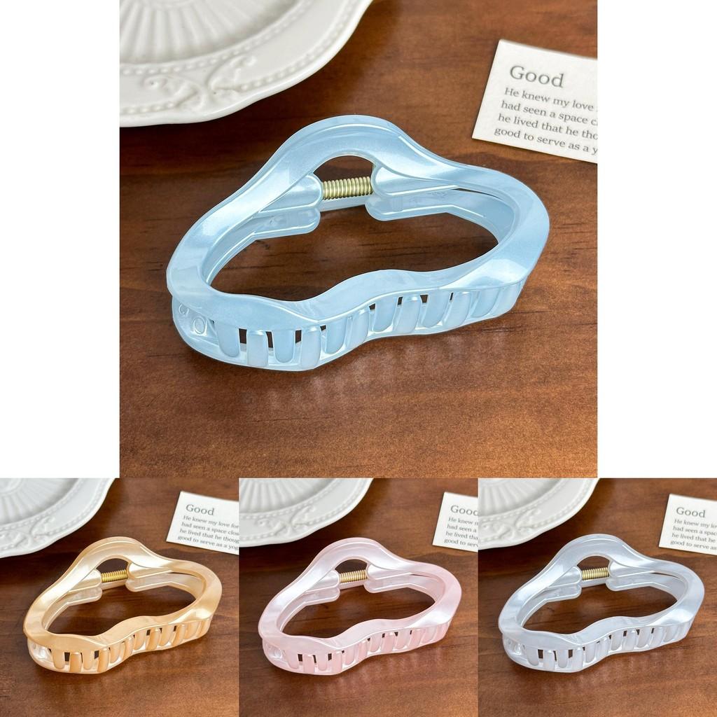 Stylish Candy Colored Medium Cloud Hair Clip In Trendy Geometric Design For Women