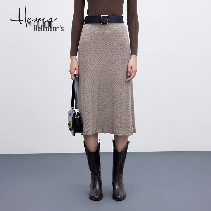 Women s Mid-Length Wool Skirt 2XL