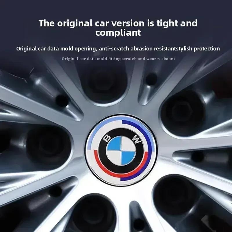 -4pcs 68MM Blue White 56MM Car Wheel Center Hup Caps Wheel Cover For BMW E36 E39 E46 E60 E90 E90 F10 F30 G20 G21 G30 G11 F15 X5